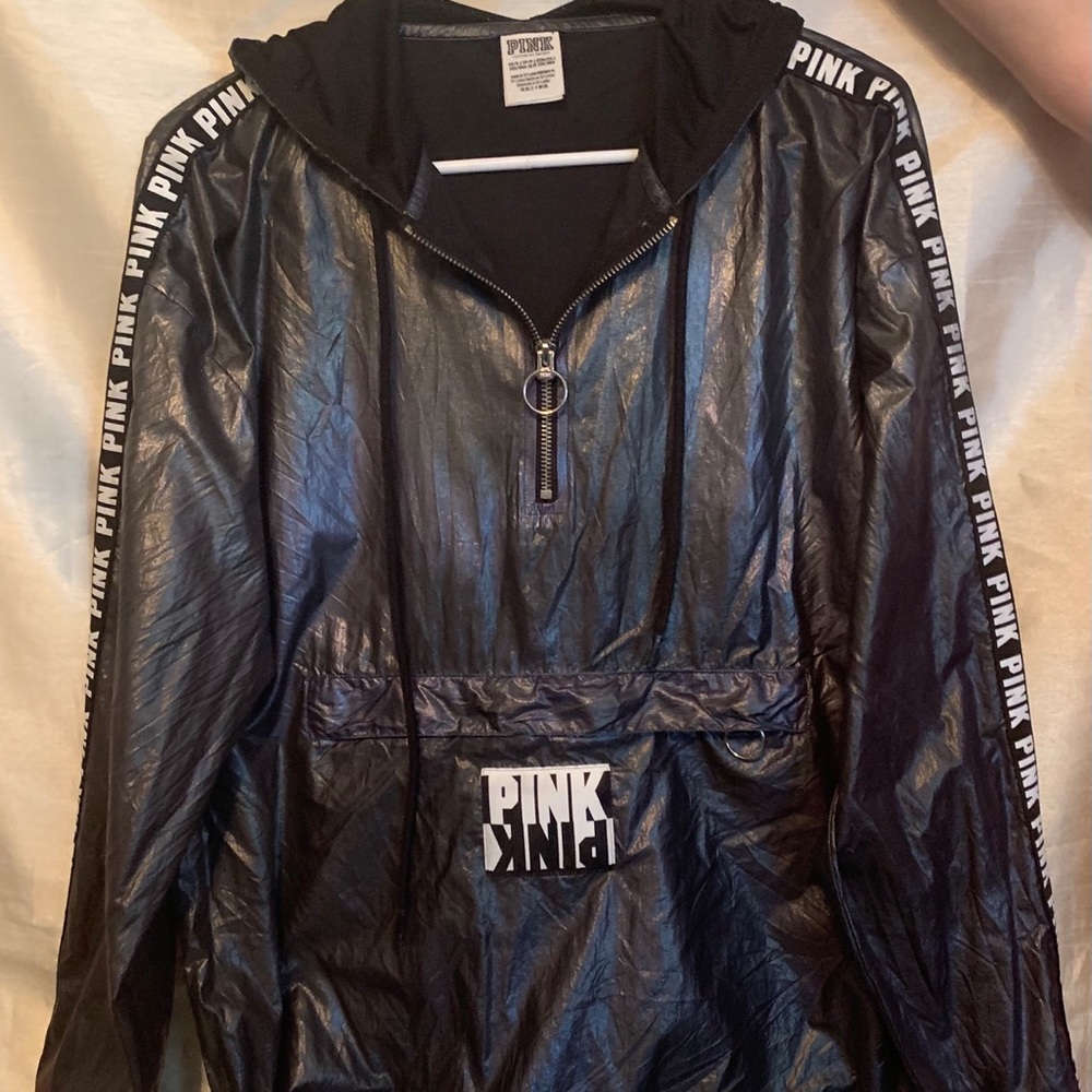 PINK Holographic Windbreaker